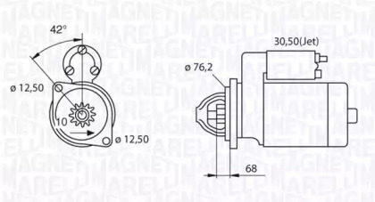 Стартер MAGNETI MARELLI 063521250480