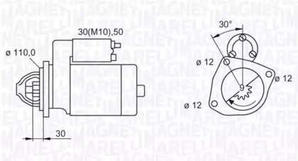 Стартер MAGNETI MARELLI 063523620730