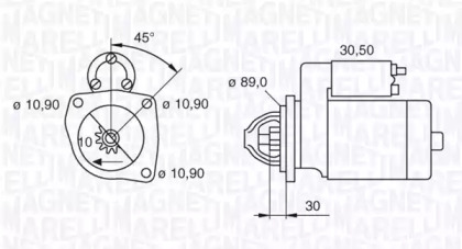 Стартер MAGNETI MARELLI 063522630200