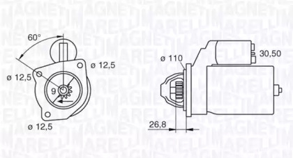 Стартер MAGNETI MARELLI 063216731010