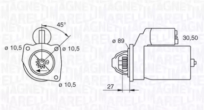 Стартер MAGNETI MARELLI 063216733010