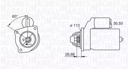 Стартер MAGNETI MARELLI 063217121010