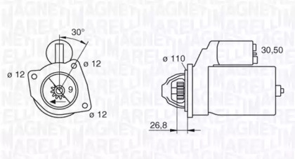 Стартер MAGNETI MARELLI 063217148010