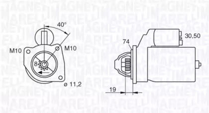 Стартер MAGNETI MARELLI 063522606010