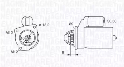 Стартер MAGNETI MARELLI 063522610010