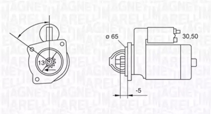 Стартер MAGNETI MARELLI 063523623010