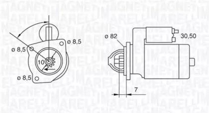 Стартер MAGNETI MARELLI 063523626010