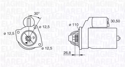 Стартер MAGNETI MARELLI 063216741010