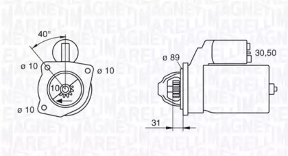 Стартер MAGNETI MARELLI 063227599010