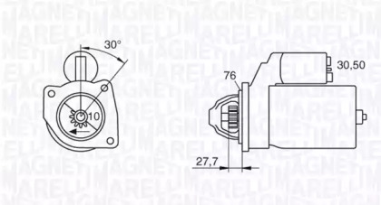 Стартер MAGNETI MARELLI 063280014010