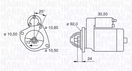 Стартер MAGNETI MARELLI 063280020010