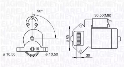 Стартер MAGNETI MARELLI 063280022010