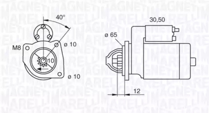 Стартер MAGNETI MARELLI 063280062010