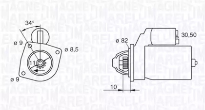 Стартер MAGNETI MARELLI 063113002010