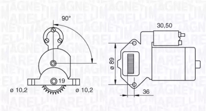 Стартер MAGNETI MARELLI 063187051010