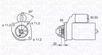 Стартер MAGNETI MARELLI 063207145010