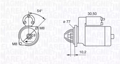 Стартер MAGNETI MARELLI 063280902010