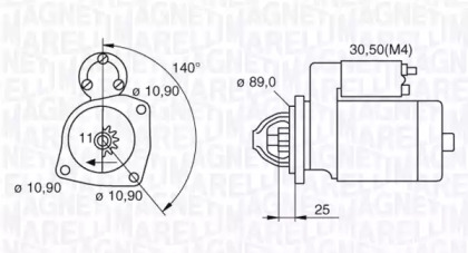 Стартер MAGNETI MARELLI 063296842010