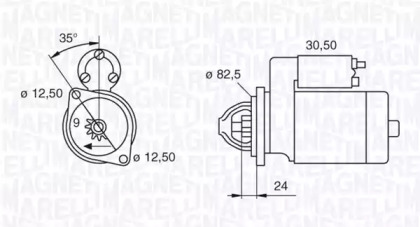 Стартер MAGNETI MARELLI 063296843010