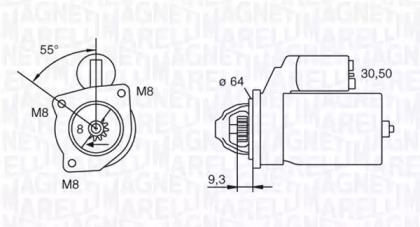 Стартер MAGNETI MARELLI 063103022010