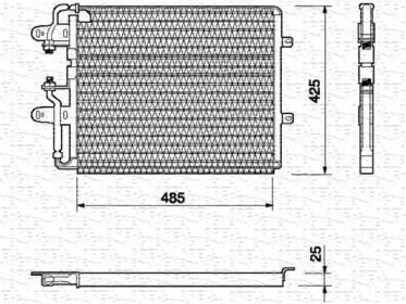 Конденсатор MAGNETI MARELLI 350203108000