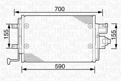 Конденсатор MAGNETI MARELLI 350203238000