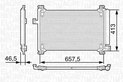 Конденсатор MAGNETI MARELLI 350203242000