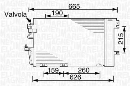 Конденсатор MAGNETI MARELLI 350203257000