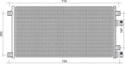 Конденсатор, кондиционер MAGNETI MARELLI 350203334000