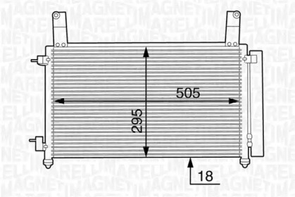 Конденсатор MAGNETI MARELLI 350203604000