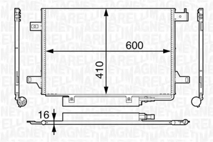 Конденсатор MAGNETI MARELLI 350203606000