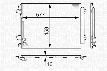 Конденсатор MAGNETI MARELLI 350203634000