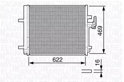 Конденсатор MAGNETI MARELLI 350203645000