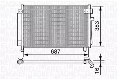 Конденсатор MAGNETI MARELLI 350203656000