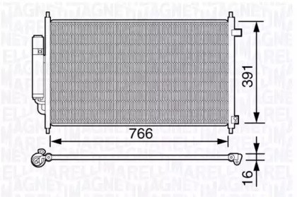 Конденсатор MAGNETI MARELLI 350203661000