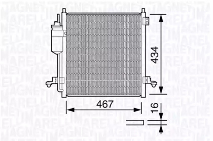 Конденсатор MAGNETI MARELLI 350203668000