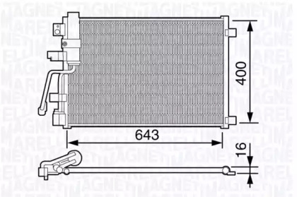 Конденсатор MAGNETI MARELLI 350203671000