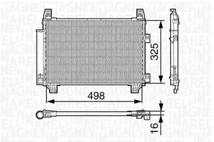 Конденсатор MAGNETI MARELLI 350203674000