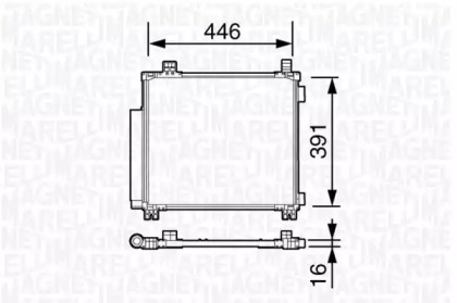 Конденсатор MAGNETI MARELLI 350203696000