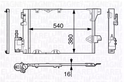 Конденсатор MAGNETI MARELLI 350203703000