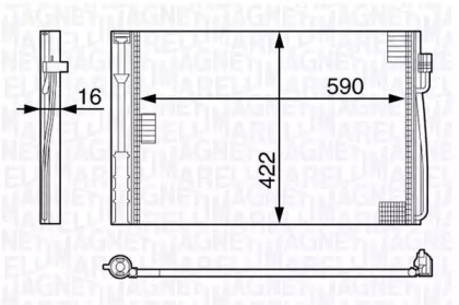 Конденсатор MAGNETI MARELLI 350203704000