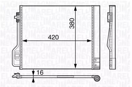 Конденсатор MAGNETI MARELLI 350203711000