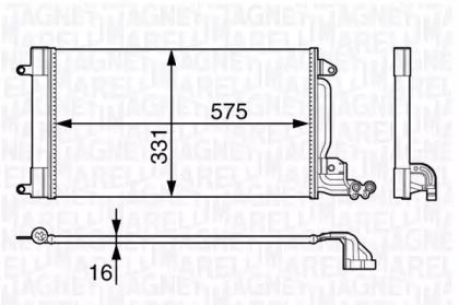 Конденсатор MAGNETI MARELLI 350203715000