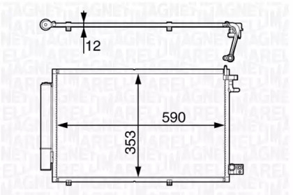 Конденсатор MAGNETI MARELLI 350203720000