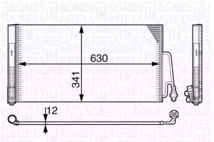 Конденсатор MAGNETI MARELLI 350203722000