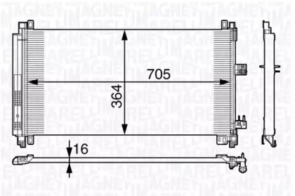 Конденсатор MAGNETI MARELLI 350203724000