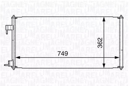 Конденсатор MAGNETI MARELLI 350203727000