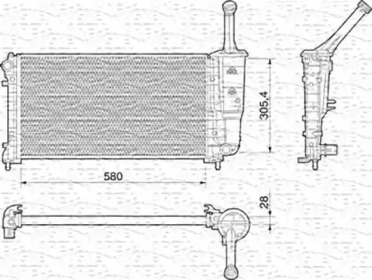 Теплообменник MAGNETI MARELLI 350213011000