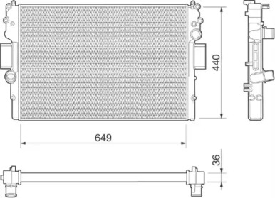 Теплообменник MAGNETI MARELLI 350213015000