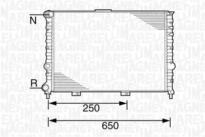 Теплообменник MAGNETI MARELLI 350213100500